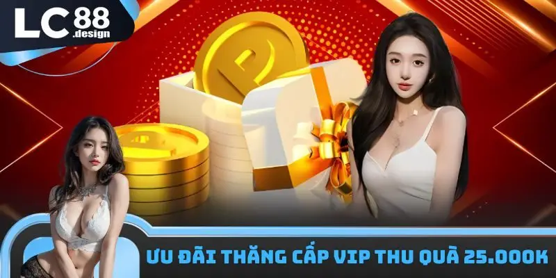 Ưu đãi thăng cấp VIP thu quà khủng tới 25.000K